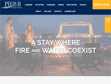 Tablet Screenshot of pierbresort.com
